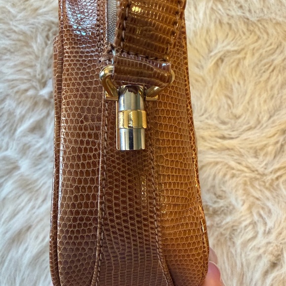 Vintage GUCCI Tan Lizard Bag - Picture 5 of 12